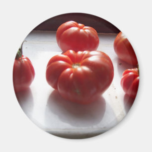 Röd tomatmagnet magnet
