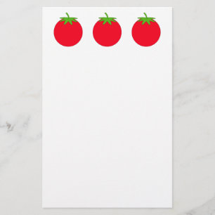 Röd Tomato. Brevpapper