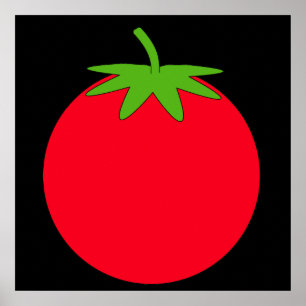 Röd Tomato. Poster