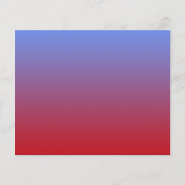 Röd toning till Blå Färg, enkel design. (Framsida)