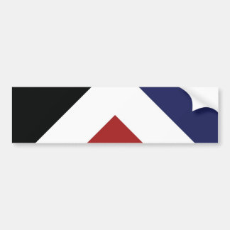Röd topp flagga dekal