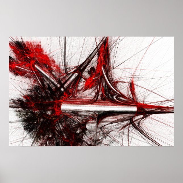 röd träd 1 [detalj] gigantisk digital utskrift poster (Framsidan)