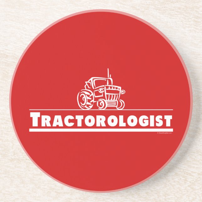 Röd traktor, Tractorolog Underlägg (Framsidan)