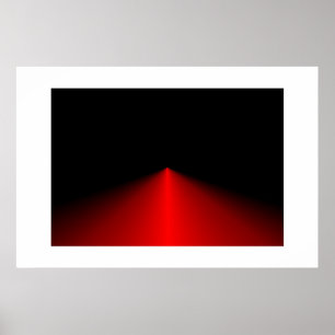Röd triangel poster