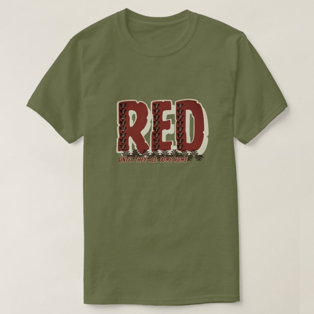 RÖD Tribal T-Shirt - Hedra Våra Utstationerade (Design framsida)