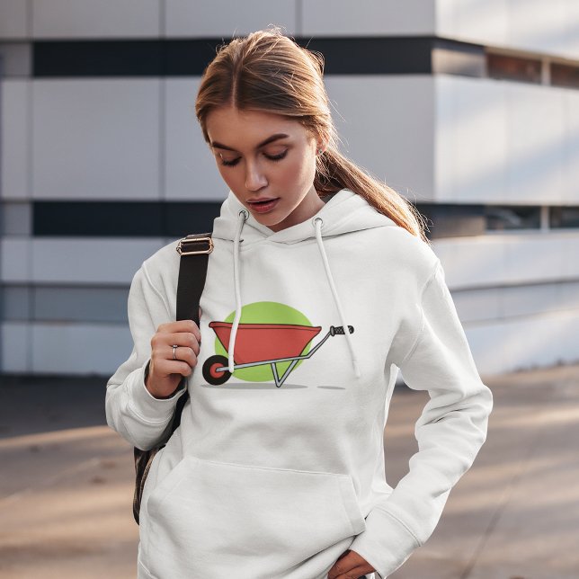 Röd Trillvagn Trädgårdsvagn T Shirt (Skapare uppladdad)