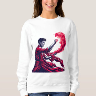 Röd trollkarl - Mystisk eldröd flamma magi T Shirt