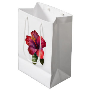 Röd tropisk hibiskus blomsterbröllop