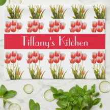 Röd Tulpan Personlig Blomma