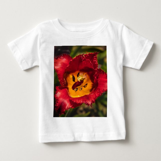 Röd tulpaner t shirt (Framsida)