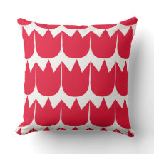 Röd tulpanträdgård