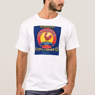Röd tupp tee