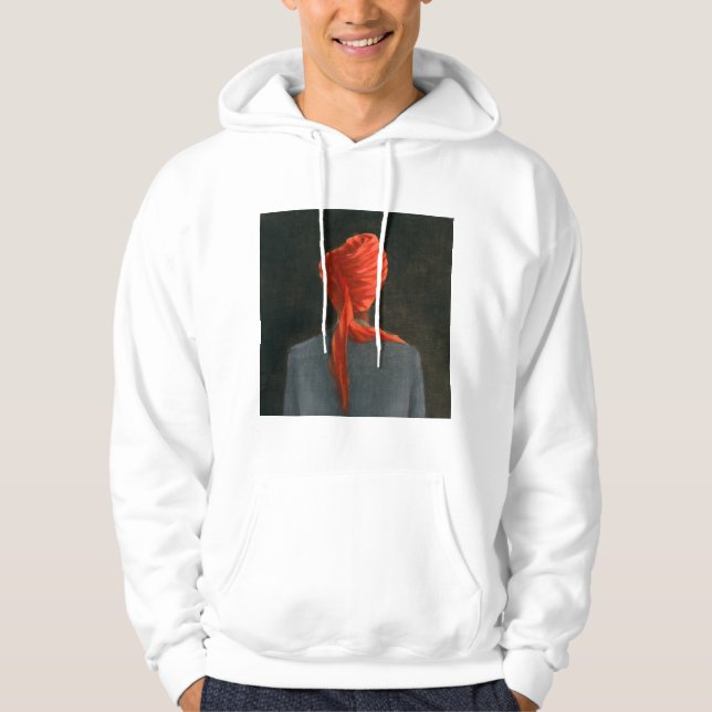 Röd turban 2004 hoodie (Framsida)
