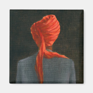Röd turban 2004 magnet