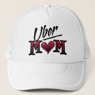 Röd Uber mamma Keps