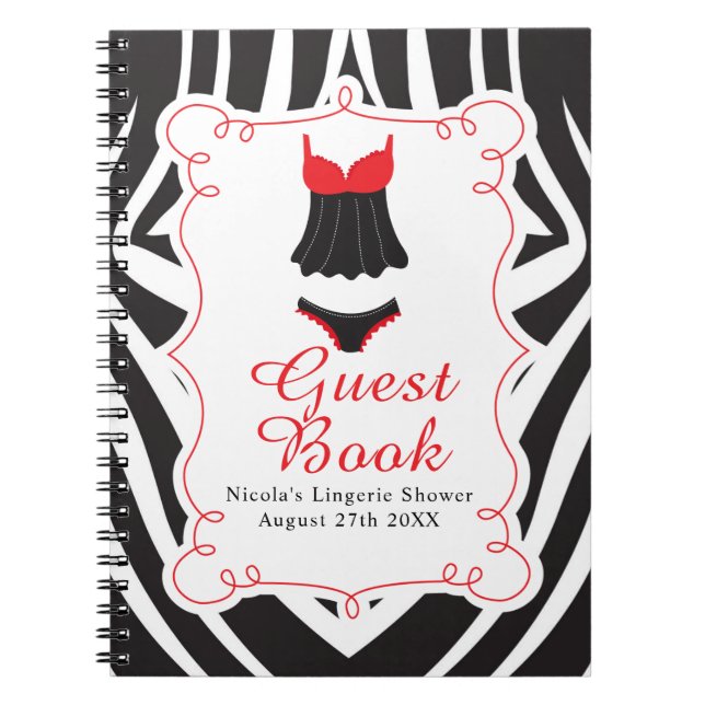 Röd underklänning fest  anteckningsbok (Framsidan)