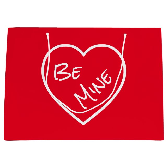 Röd underlighet: min typografi Valentine Heart (Framsidan)