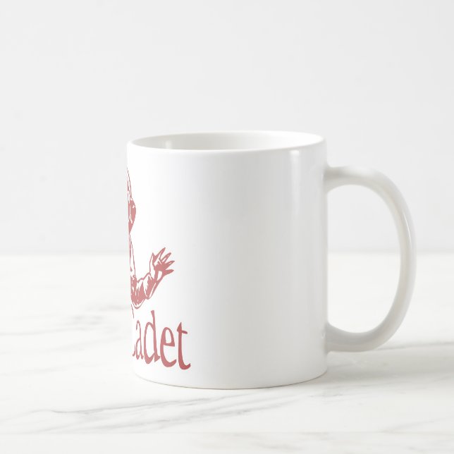 Röd utrymmeCadet Kaffemugg (Höger)