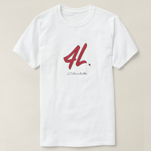röd utslagsplats SS/19 för logotyp 4Life T Shirt