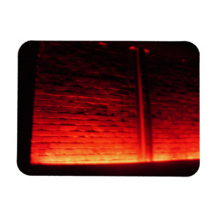 Röd väggmagnet magnet
