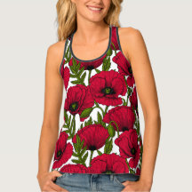 Röd vallmoträdgård 2