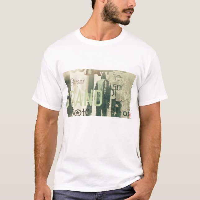 röd valp "pengar ", t-shirt (Framsida)