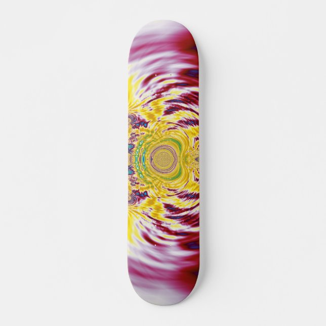 Röd vår skateboard bräda 21,5 cm (Framsida)