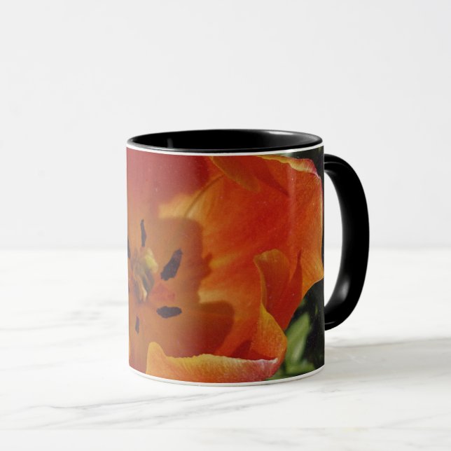 röd vårblomma mugg (Framsida höger)