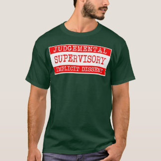 Röd varning för musikgåva t shirt