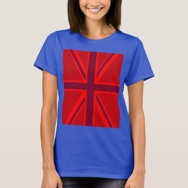 Röd version brittiska Union Jack-dekor Tröja (Framsida)