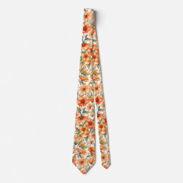Röd Vild Flowers Watercolor Art Slips