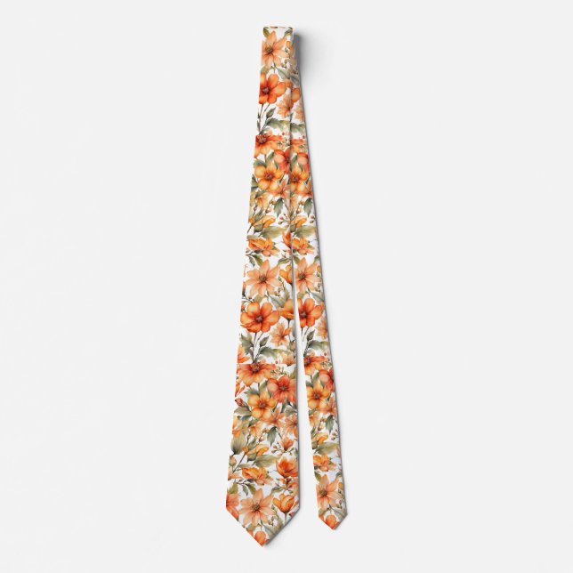 Röd Vild Flowers Watercolor Art Slips (Framsida)