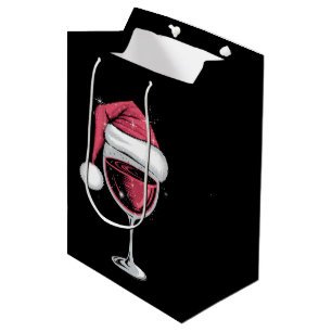 Röd Vin Glas Jul Rolig Jul Xmas