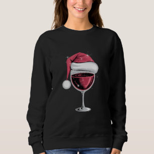 Röd vin glas jul rolig jul Xmas  T Shirt