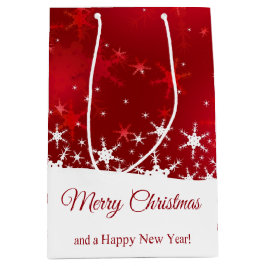 Röd vintersnöflingor för jul