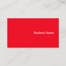 Röd Visitkort
