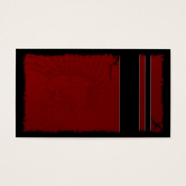 Röd Visitkort (Framsidan)