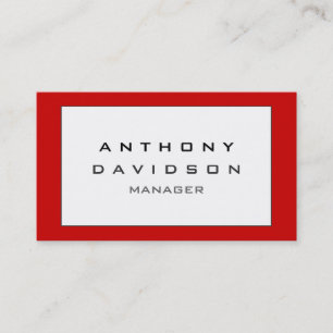 Röd visitkort för mönster för svartgråttgräns