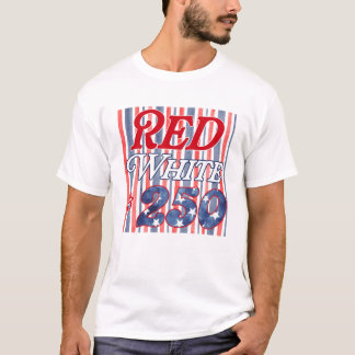 Röd Vit & 250 ränder T Shirt