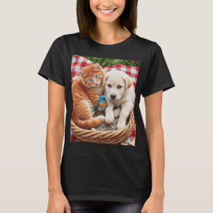 Röd, vit, blå buddisar t shirt