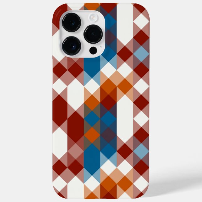 röd vit blå och orange geometrisk (Baksida)