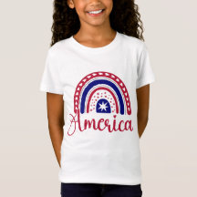 Röd, vit, blå regnbåge Amerika