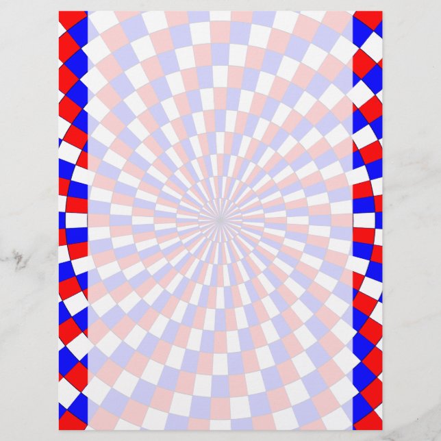 Röd Vit Blå Spiral av Kenneth Yoncich (Framsida)
