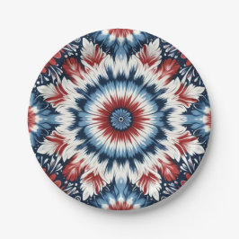 Röd, Vit & Blå Tie-dye