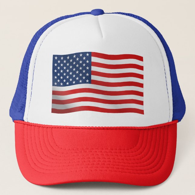 Röd Vit Blå USA Stolthet  Keps (Framsida)