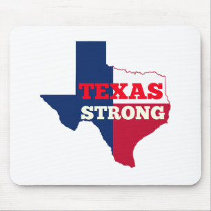 Röd, vit & blått "starka Texas ", Musmatta