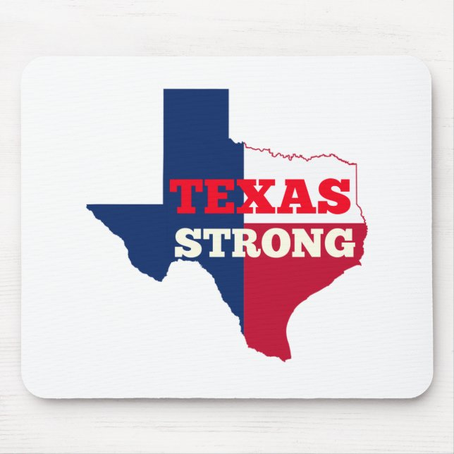 Röd, vit & blått "starka Texas ", Musmatta (Framsidan)
