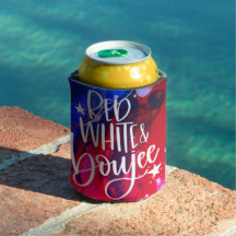 Röd Vit Bourgeoise Rolig 4:e Juli Systerparty