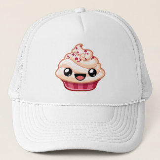 Röd/Vit Cupcake - Glad Hopp Keps