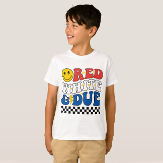 Röd Vit & Förfallen T Shirt